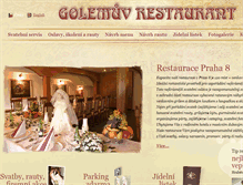Tablet Screenshot of golem-praha.cz